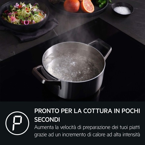 AEG PIANO INDUZIONE BOIL&FRY SAPHIRMATT 60 CM TI64IB3BIZ