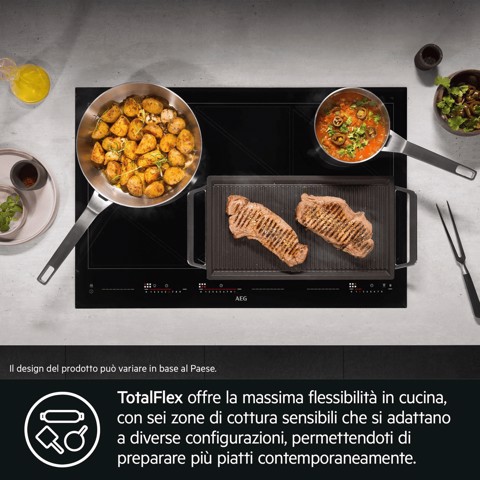 AEG Piano Induzione Total Flex 60 Cm TR64IT00FB MADE IN EUROPE