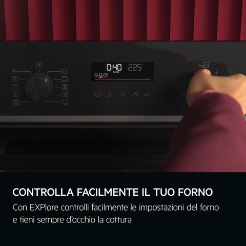 AEG Series 5000 Forno Incasso Pirolitico Classe A++ 60 Cm TU5PB43SM MADE IN EUROPE