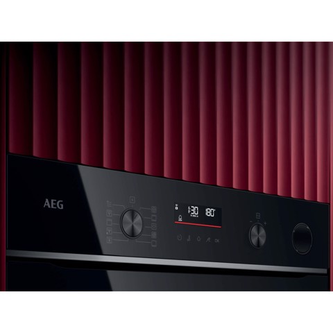 AEG Series 6000 Forno Incasso Steam Crisp (25%Vapore) + Pirolitico + Wifi Classe A++ 60 Cm TR6PB53FSB MADE IN EUROPE