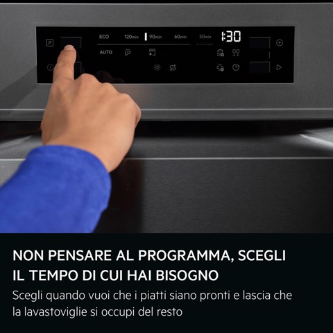 AEG Series 6000 Lavastoviglie Incasso 60 Cm - Flat Sottopiano 13 Coperti Classe B 44 Dba GU620B2SCM MADE IN EUROPE