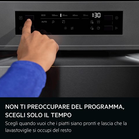 AEG Series 6000 Lavastoviglie Incasso 60 Cm - Flat Sottopiano 13 Coperti Classe B 44 Dba GU620B2SCM MADE IN EUROPE