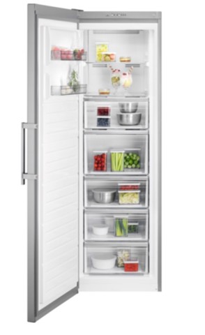 AEG Series 6000 OAG7M281DX Congelatore verticale Libera installazione 278 L D Acciaio inossidabile