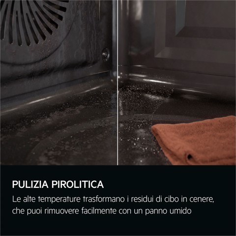 AEG Series 7000 Forno Incasso Steam Crisp (25%Vapore) + Pirolitico + Wifi Classe A++ 60 Cm TR7PB731ST MADE IN EUROPE