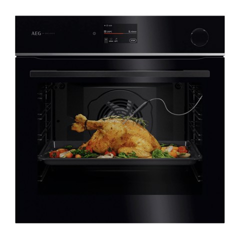 AEG Series 7000 Forno Incasso Steam Crisp (25%Vapore) + Pirolitico + Wifi Classe A++ 60 Cm TR7PB73FSB MADE IN EUROPE