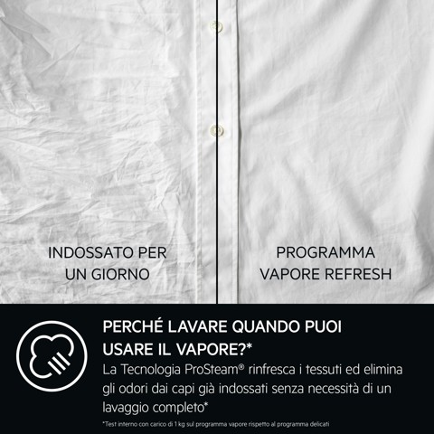 AEG Series 7000 LR7FH114VY Lavatrice serie 7000 ProSteam® UniversalDose 11 kg