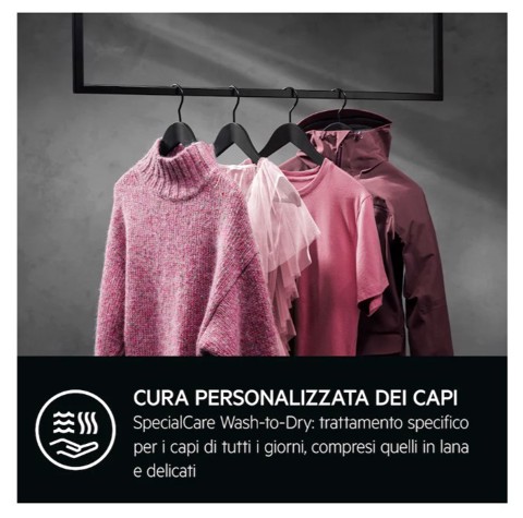 AEG Series 7000 LWR7D1174B lavasciuga Libera installazione Caricamento frontale Bianco D