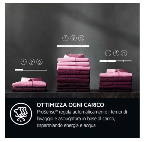 AEG Series 7000 LWR7D1174B lavasciuga Libera installazione Caricamento frontale Bianco D