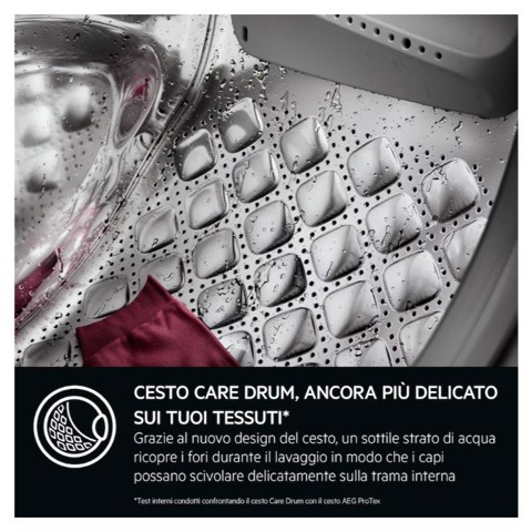 AEG Series 7000 LWR7D1174B lavasciuga Libera installazione Caricamento frontale Bianco D