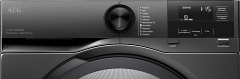 AEG Series 7000 TR7HG18B asciugatrice Libera installazione Caricamento frontale 8 kg Nero