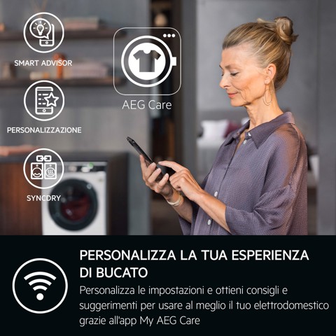 AEG Series 7000 XLR7FBGH10V4 Lavatrice serie 7000 ProSteam® UniversalDose 10 kg