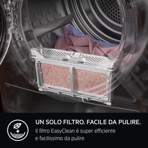 AEG Series 9000 TR9HH9BY asciugatrice Libera installazione Caricamento frontale 9 kg Bianco