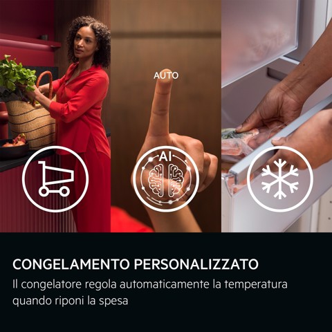AEG TB7AA181ES Congelatore verticale Da incasso 212 L Bianco