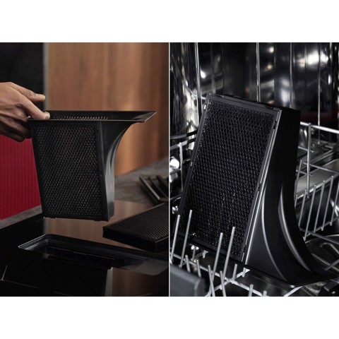 AEG TH84CB03FB Nero Da incasso 80 cm Piano cottura a induzione 5 Fornello(i) Cappa da incasso