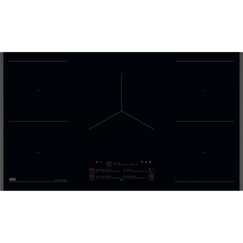 AEG TK95IN00FB Nero Da incasso 90 cm Piano cottura a induzione 5 Fornello(i)
