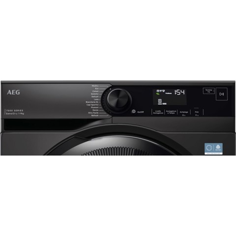 AEG TR7HD93B asciugatrice Libera installazione Caricamento frontale 9 kg Nero