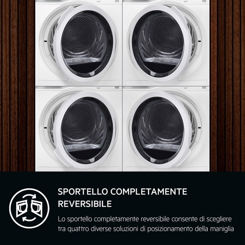 AEG TR7HD93B asciugatrice Libera installazione Caricamento frontale 9 kg Nero