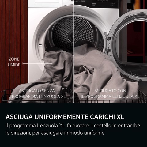 AEG TR7HE1C9 asciugatrice Libera installazione Caricamento frontale 9 kg Bianco