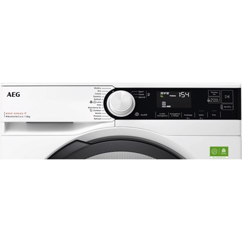 AEG TR8BGH38YA asciugatrice Libera installazione Caricamento frontale 8 kg Bianco