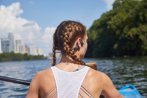 Aftershokz Aeropex Cuffia Passanuca Bluetooth Nero, Grigio