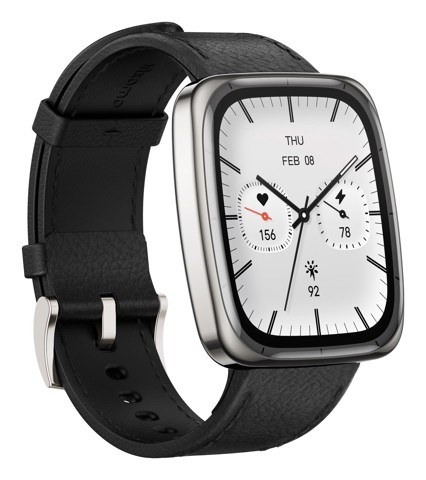 Amazfit Active 2 4,45 cm (1.75") AMOLED Digitale 390 x 450 Pixel Touch screen Acciaio inox