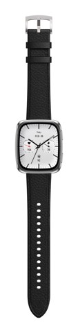 Amazfit Active 2 Square secondo cinturino rosso in silicone Vetro zaffiro con display AMOLED Pagamento contactless 5 sistemi satellitari & mappe offline Durata della batteria fino a 10 giorni