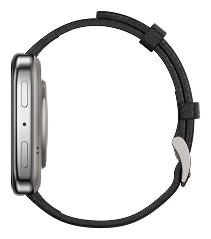Amazfit Active 2 Square secondo cinturino rosso in silicone Vetro zaffiro con display AMOLED Pagamento contactless 5 sistemi satellitari & mappe offline Durata della batteria fino a 10 giorni