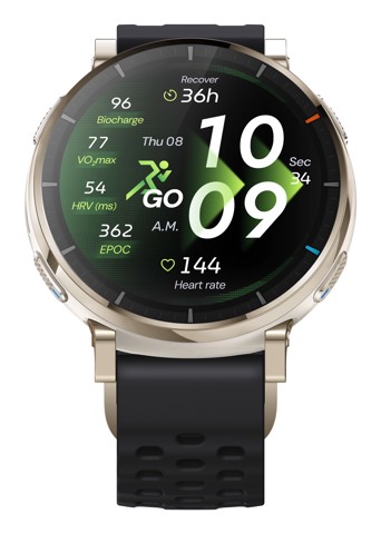 Amazfit Active 3 3,35 cm (1.32") AMOLED Digitale 466 x 466 Pixel Touch screen Oro GPS (satellitare)