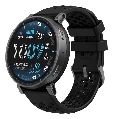Amazfit Active Max display ultra luminoso da 1,5 pollici, 4 GB di memoria, mappe offline, monitoraggio dell'energia BioCharge