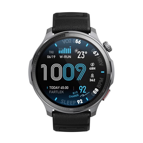 Amazfit Balance 2 XT 3,81 cm (1.5") AMOLED Digitale 480 x 480 Pixel Touch screen Nero Wi-Fi GPS (satellitare)