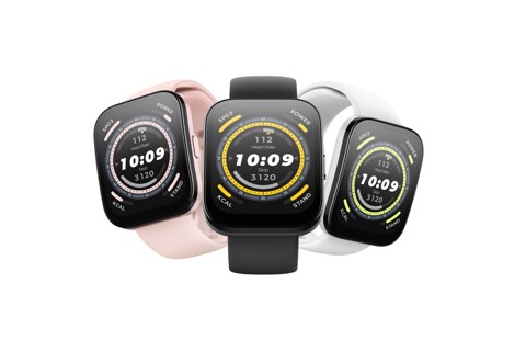 Amazfit Bip 5 4,85 cm (1.91") TFT Digitale 320 x 380 Pixel Touch screen Rosa GPS (satellitare)