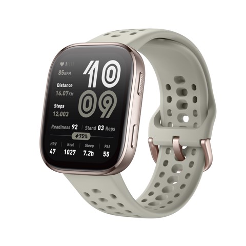 Amazfit Bip 6 Stone 5 cm (1.97") AMOLED Digitale 390 x 450 Pixel Touch screen Oro GPS (satellitare)