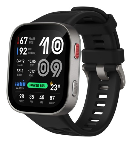 Amazfit Bip Max 5,26 cm (2.07") AMOLED Digitale 432 x 514 Pixel Touch screen Argento Wi-Fi GPS (satellitare)
