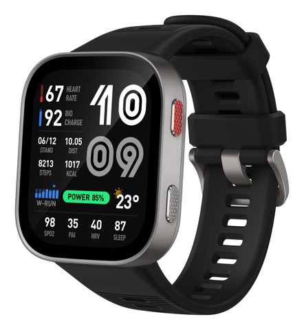 Amazfit Bip Max 5,26 cm (2.07") AMOLED Digitale 432 x 514 Pixel Touch screen Argento Wi-Fi GPS (satellitare)