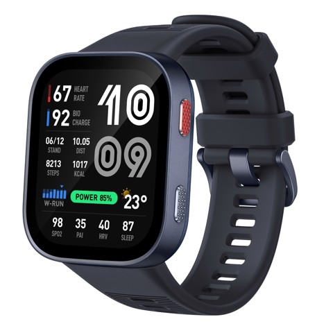 Amazfit Bip Max 5,26 cm (2.07") AMOLED Digitale 432 x 514 Pixel Touch screen Blu Wi-Fi GPS (satellitare)