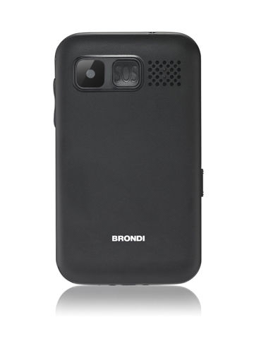 Brondi Amico Chic 6,1 cm (2.4") Nero, Argento Telefono cellulare basico