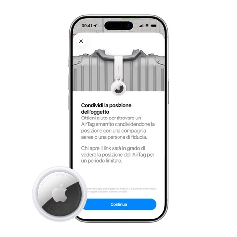 Apple AirTag - confezione da 1