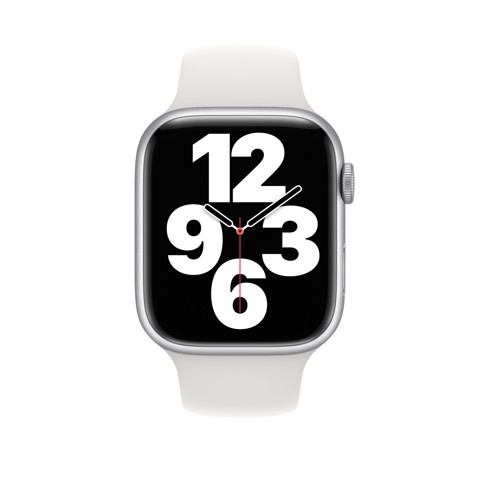 Apple Cinturino Sport bianco (45 mm)
