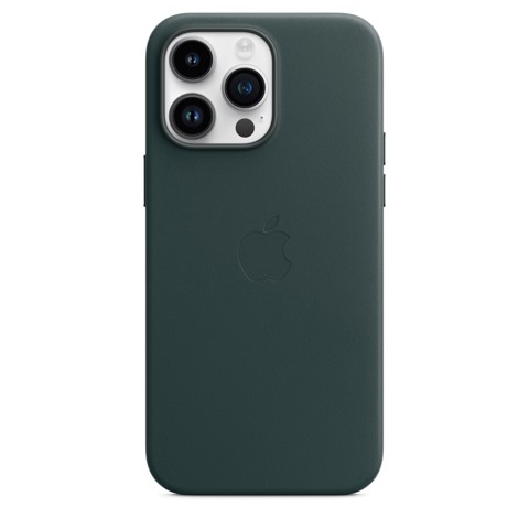 Apple Custodia iPhone 14 Pro Max in Pelle - Verde foresta