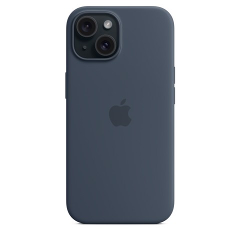 Apple Custodia MagSafe in silicone per iPhone 15 - Blu Tempesta