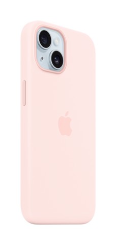 Apple Custodia MagSafe in silicone per iPhone 15 - Rosa confetto