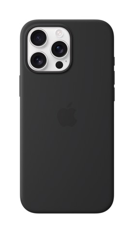 Apple Custodia MagSafe in silicone per iPhone 16 Pro Max - Nero