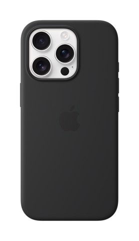 Apple Custodia MagSafe in silicone per iPhone 16 Pro - Nero