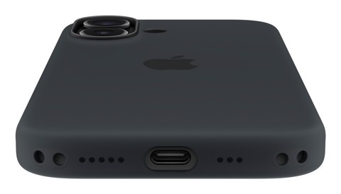 Apple Custodia MagSafe in silicone per iPhone 17 - Nero