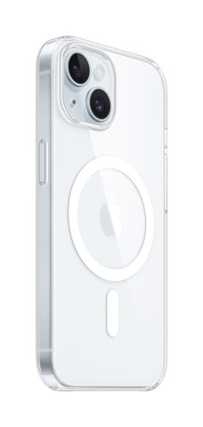 Apple Custodia MagSafe trasparente per iPhone 15