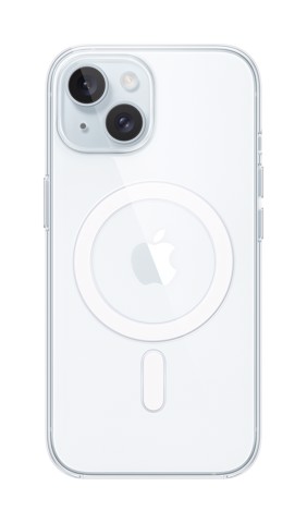 Apple Custodia MagSafe trasparente per iPhone 15
