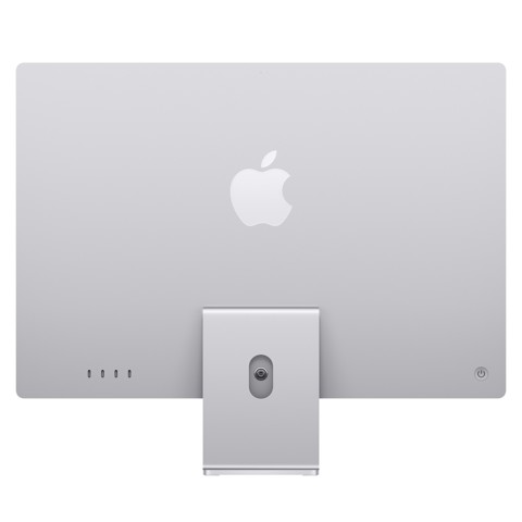 Apple iMac 24"Retina Display 4,5K Vetro Nano Texture, Chip M4 con CPU 10‑core, GPU 10‑core, 16GB, 256GB SSD, Argento