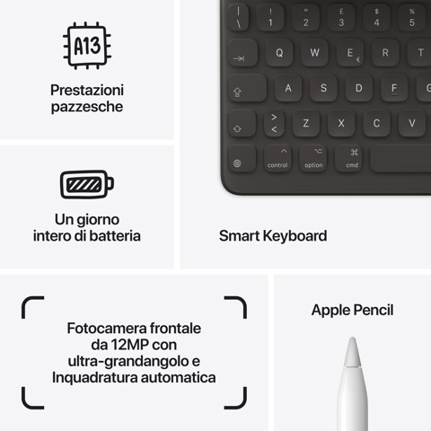 Apple iPad 10.2-inch Wi-Fi 64GB - Argento