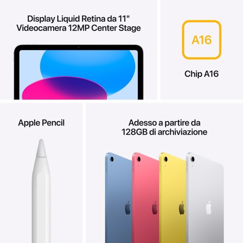 Apple iPad 11'' Wi-Fi 512GB Blu