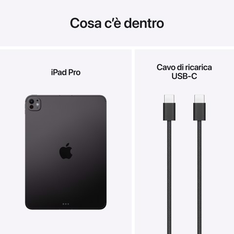 Apple iPad Pro 11" Wi‑Fi + Cellular 1TB display nanotexture Nero Siderale
